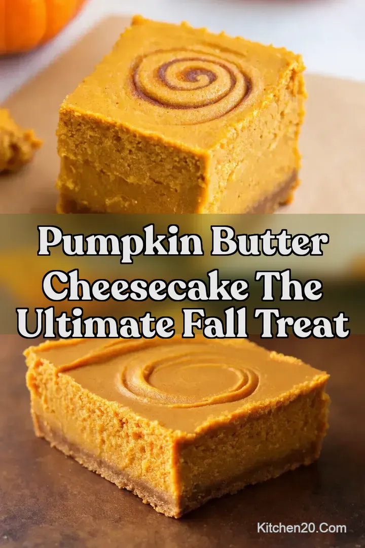 Pumpkin Butter Cheesecake The Ultimate Fall Treat