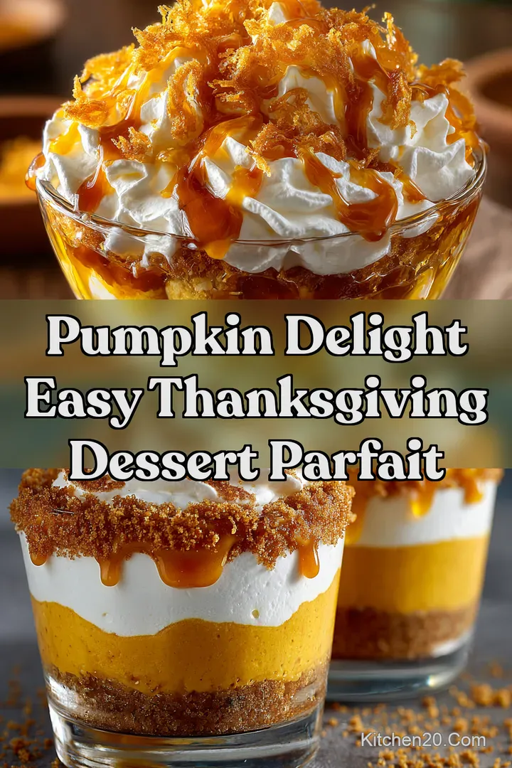 Pumpkin Delight Easy Thanksgiving Dessert Parfait