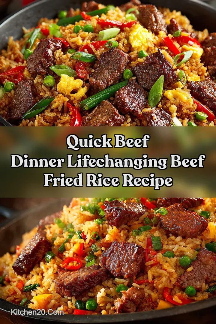 Quick Beef Dinner LifeChanging Beef Fried Rice Recipe