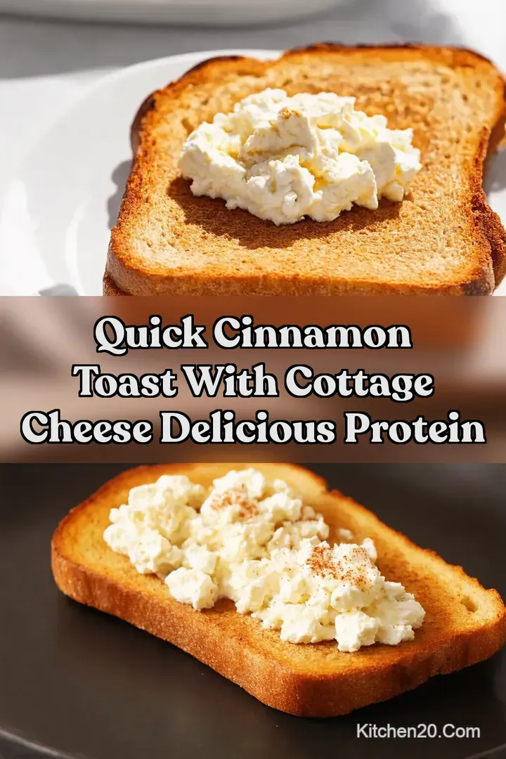Quick Cinnamon Toast With Cottage Cheese Delicious Protein