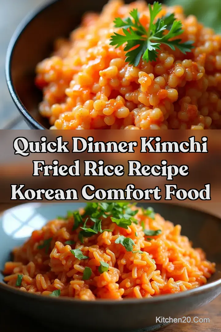 Quick Dinner Kimchi Fried Rice Recipe Korean Comfort Food