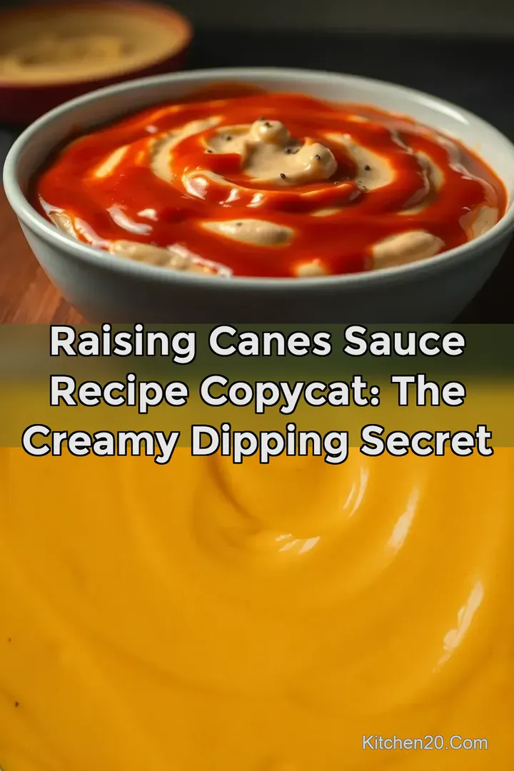 Raising Canes Sauce Recipe Copycat: The Creamy Dipping Secret