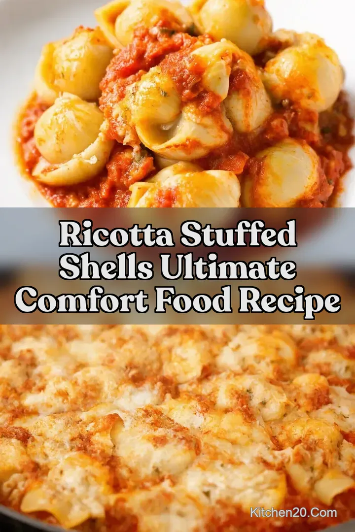Ricotta Stuffed Shells Ultimate Comfort Food Recipe