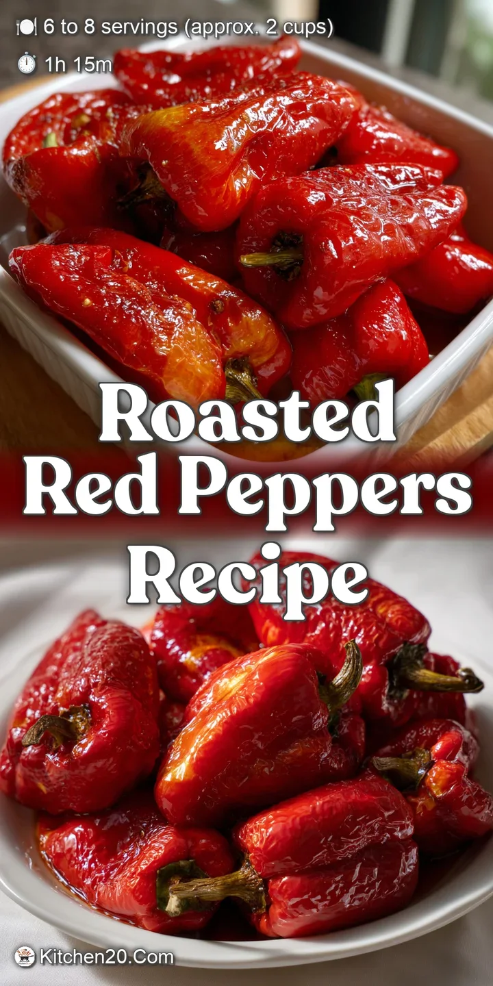 Roasted Red Peppers: The Essential Silky Sweet Technique - Kitchen20 