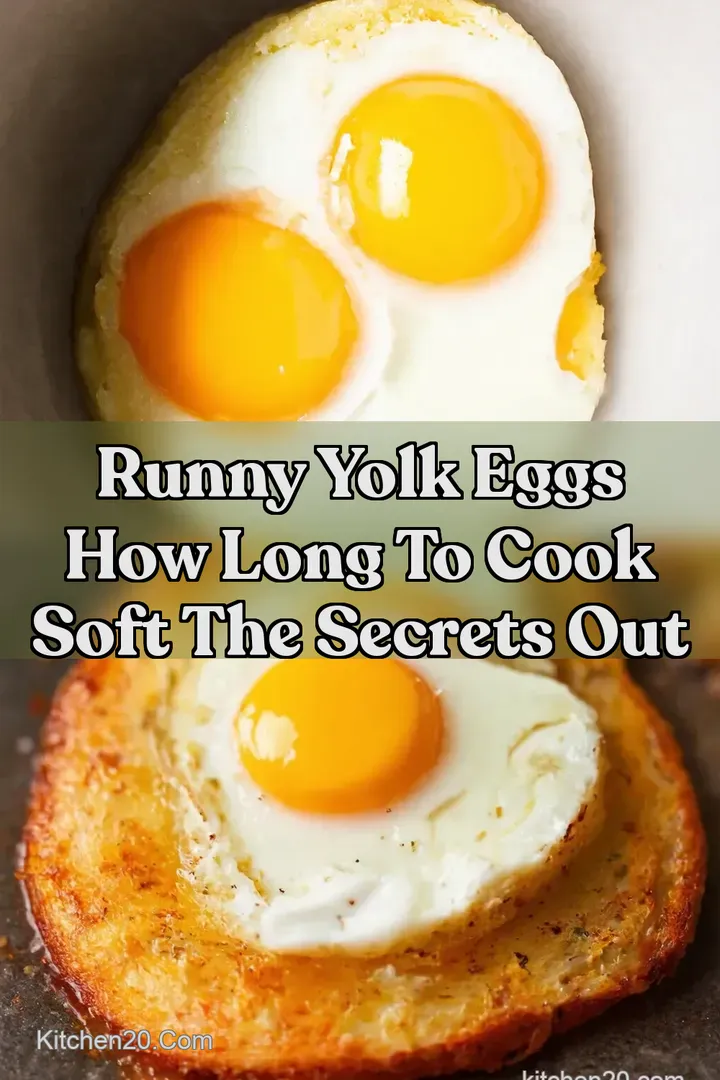 Runny Yolk Eggs How Long To Cook Soft The Secrets Out : PIN FOR LATER Runny Yolk Eggs How Long To Cook Soft The Secrets Out