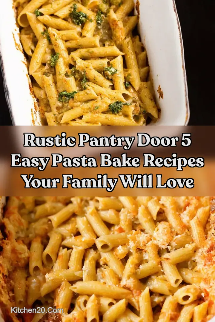 Rustic Pantry Door 5 Easy Pasta Bake Recipes Your Family Will Love