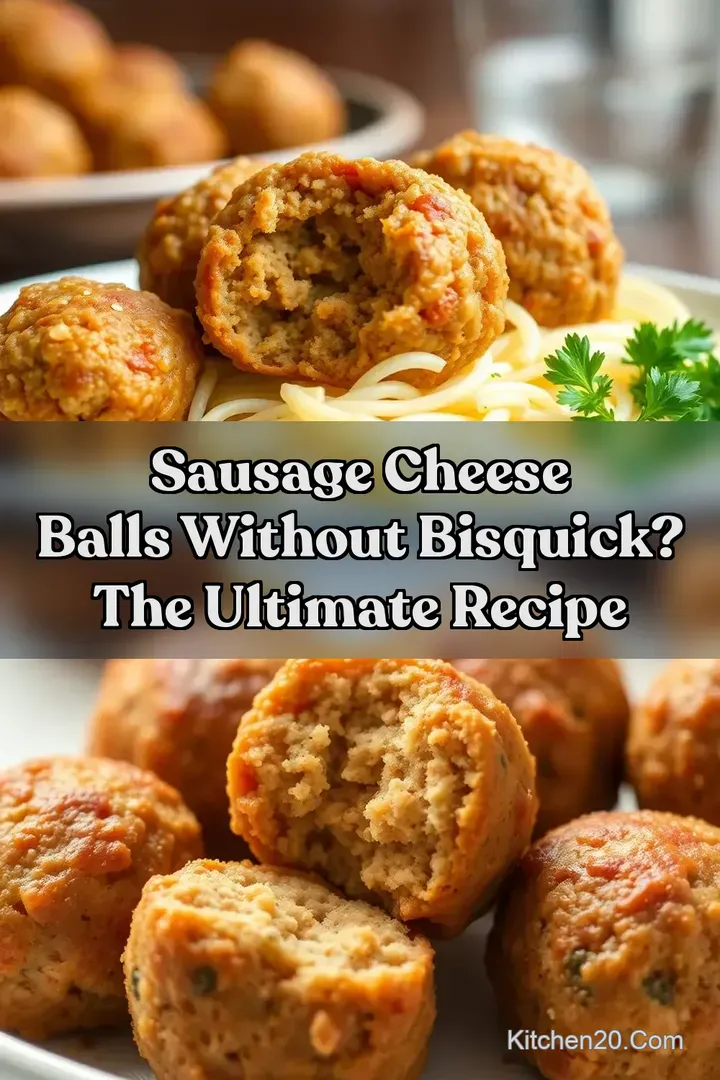 Sausage Cheese Balls Without Bisquick? The ULTIMATE Recipe