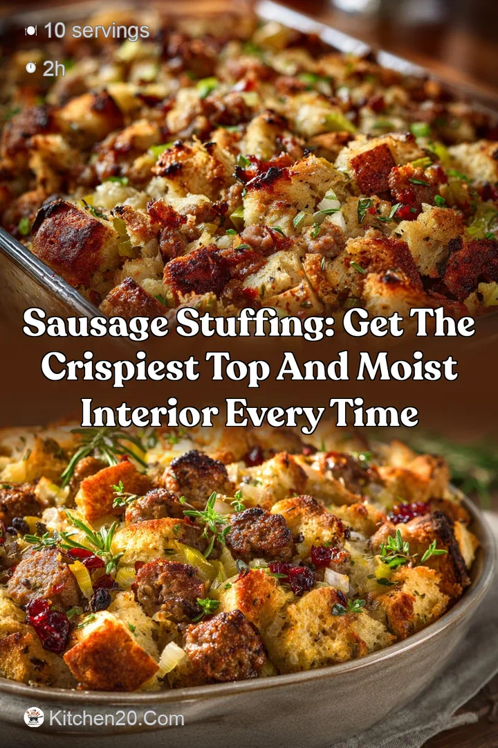Sausage Stuffing: Get the Crispiest Top and Moist Interior Every Time