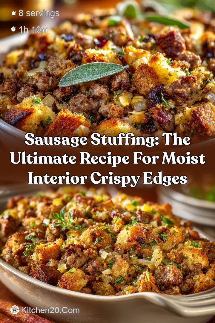 Sausage Stuffing: The Ultimate Recipe for Moist Interior Crispy Edges