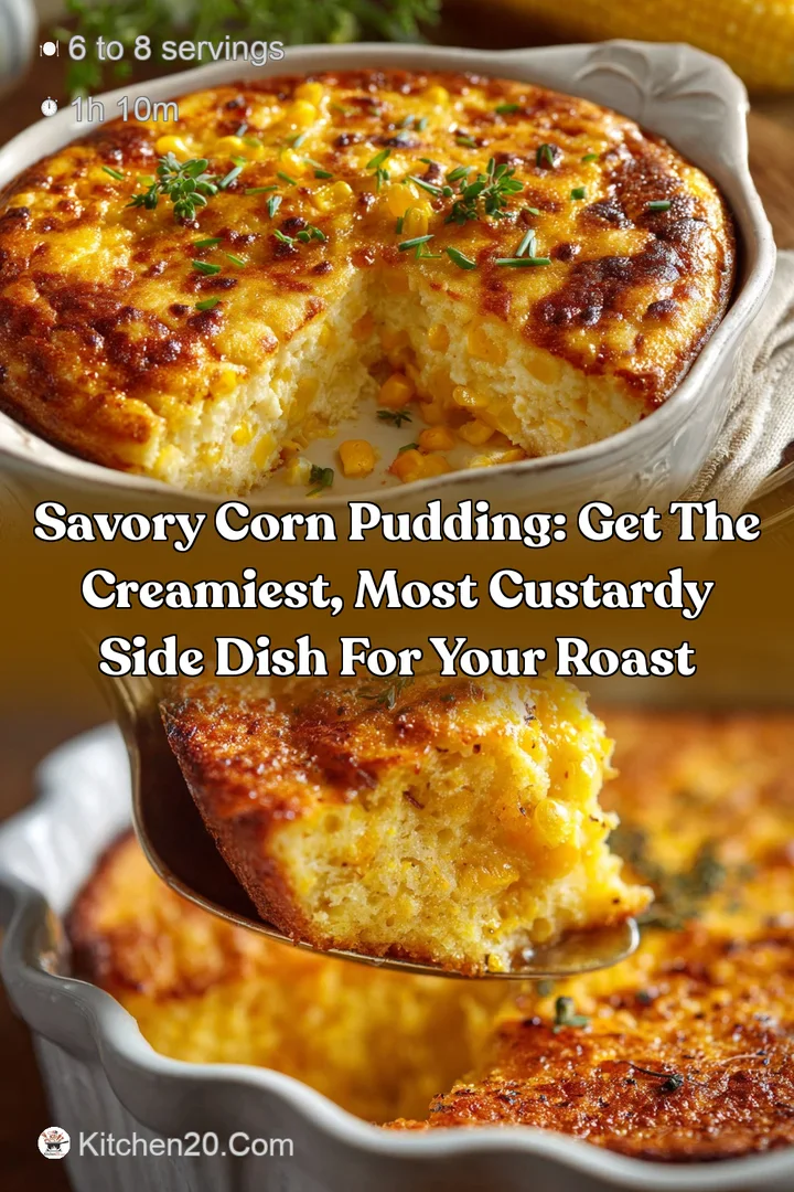 Savory Corn Pudding: Get the Creamiest Most Custardy Side Dish for Your Roast