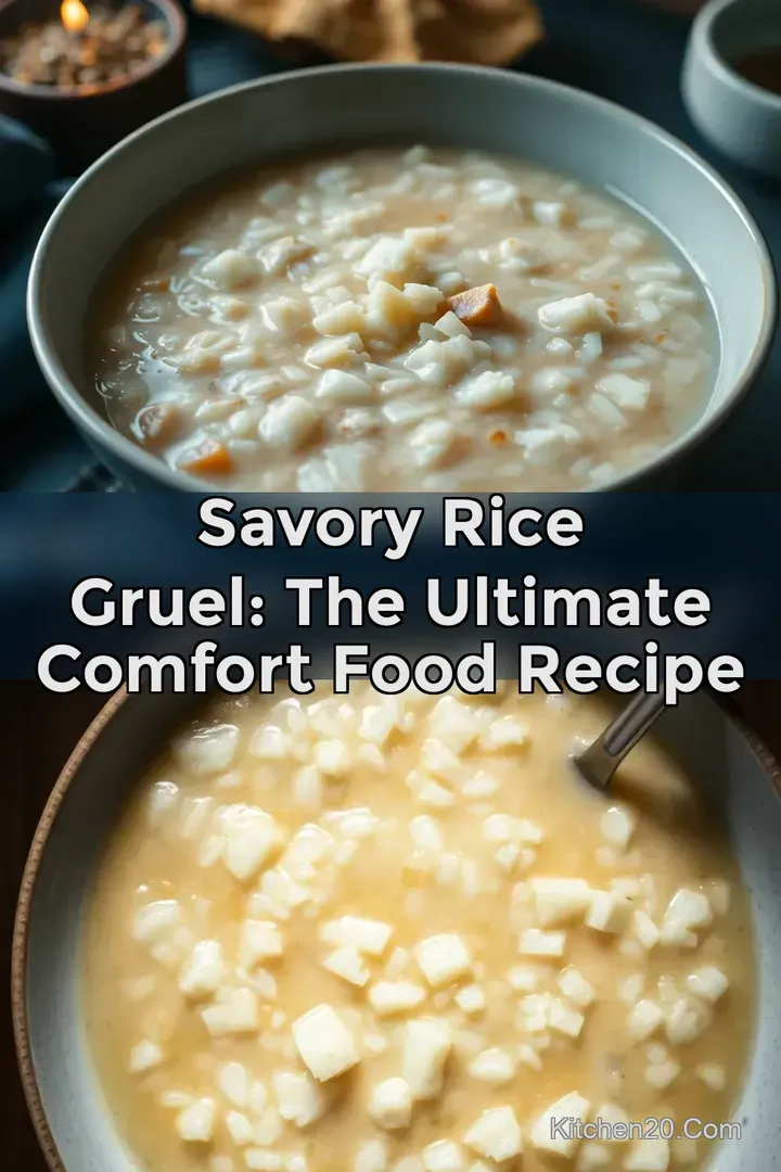 Savory Rice Gruel: The Ultimate Comfort Food Recipe