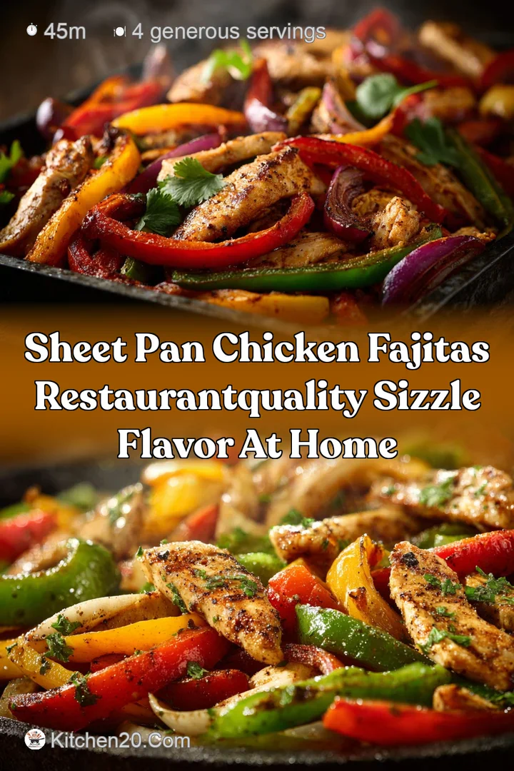 Sheet Pan Chicken Fajitas RestaurantQuality Sizzle Flavor at Home