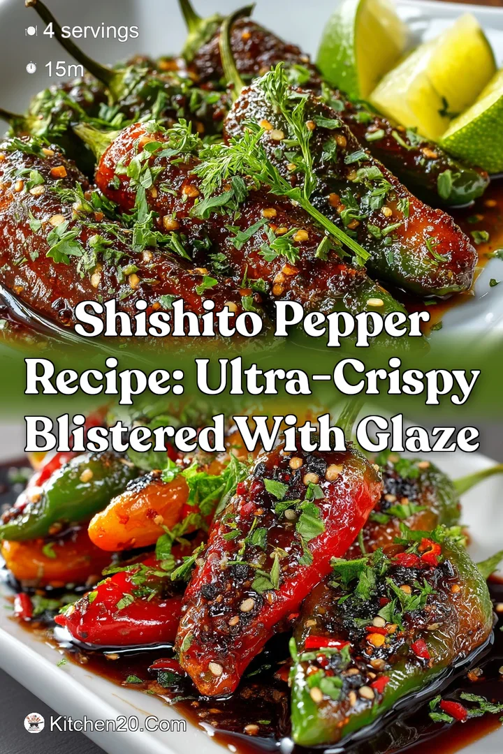 Shishito Pepper Recipe: Ultra-Crispy Blistered with Glaze