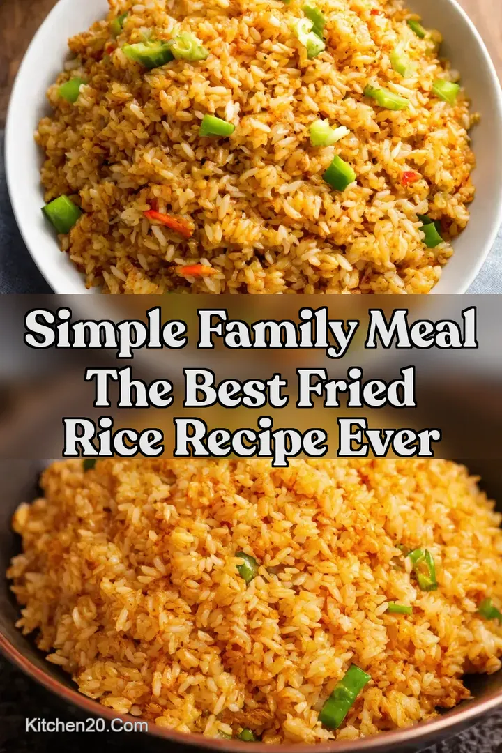 Simple Family Meal The Best Fried Rice Recipe Ever