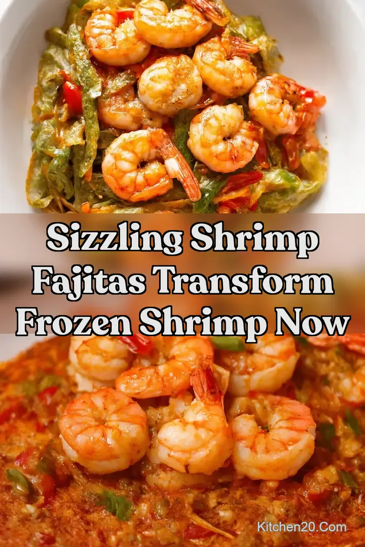 Sizzling Shrimp Fajitas Transform Frozen Shrimp Now