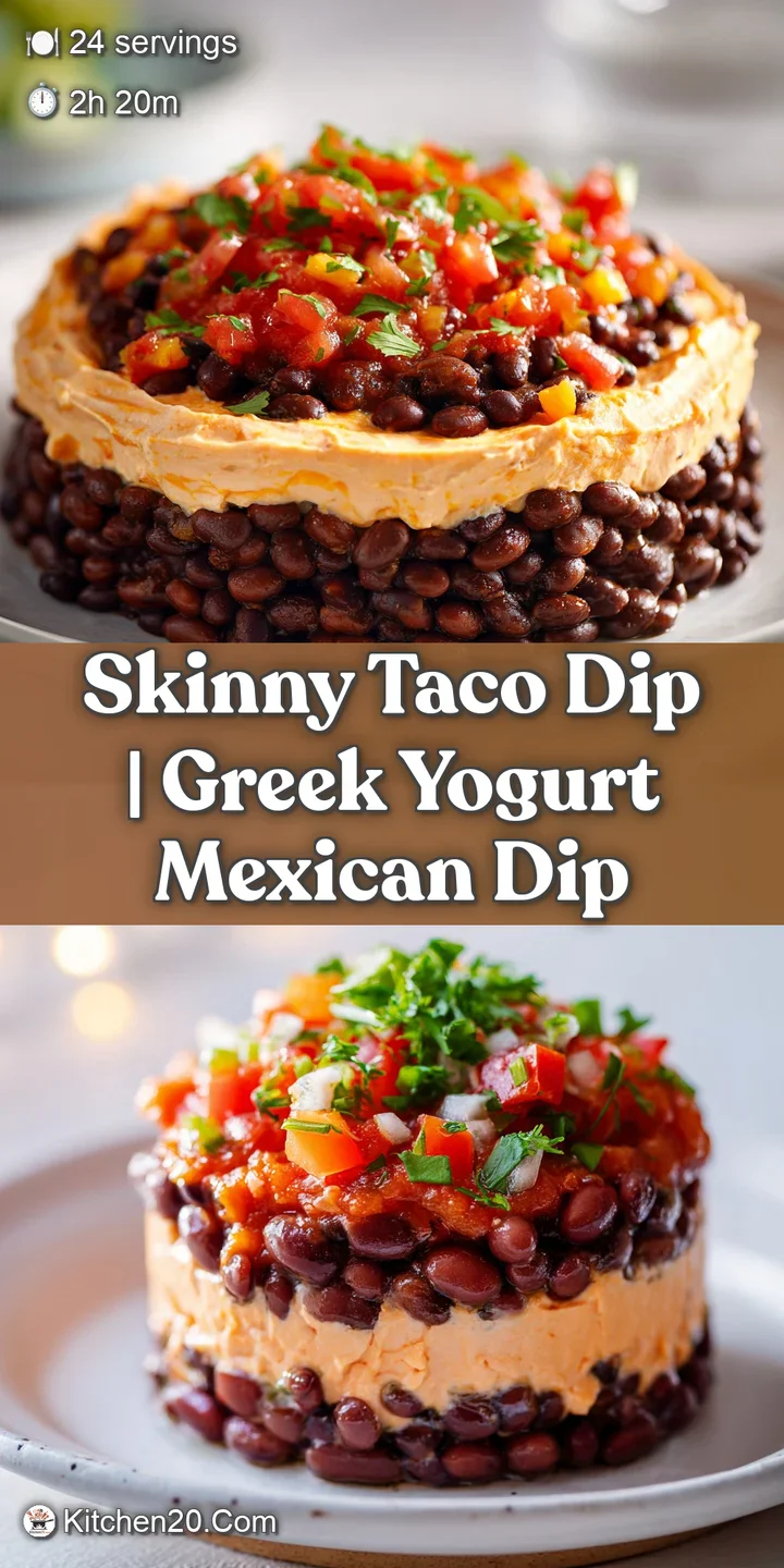 Close-up of a crunchy tortilla chip scooping a creamy blend of seasoned beans, melted cheese, and fresh salsa.