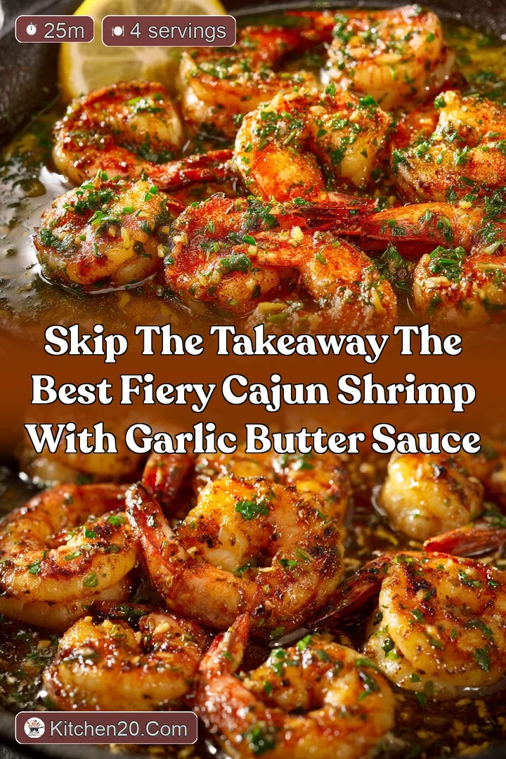 Skip the Takeaway The Best Fiery Cajun Shrimp with Garlic Butter Sauce