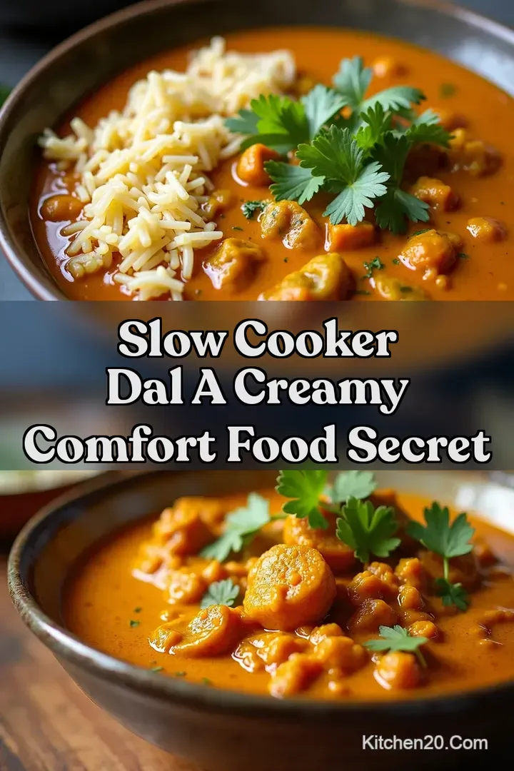 Slow Cooker Dal A Creamy Comfort Food Secret