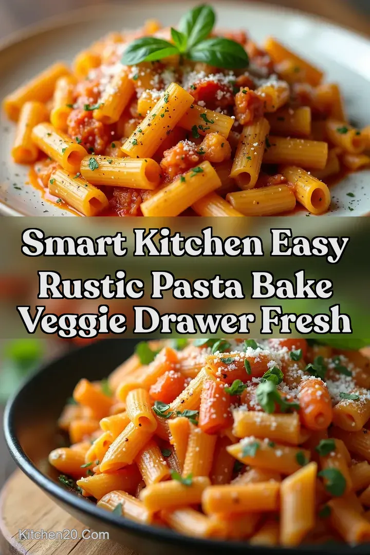 Smart Kitchen Easy Rustic Pasta Bake Veggie Drawer Fresh