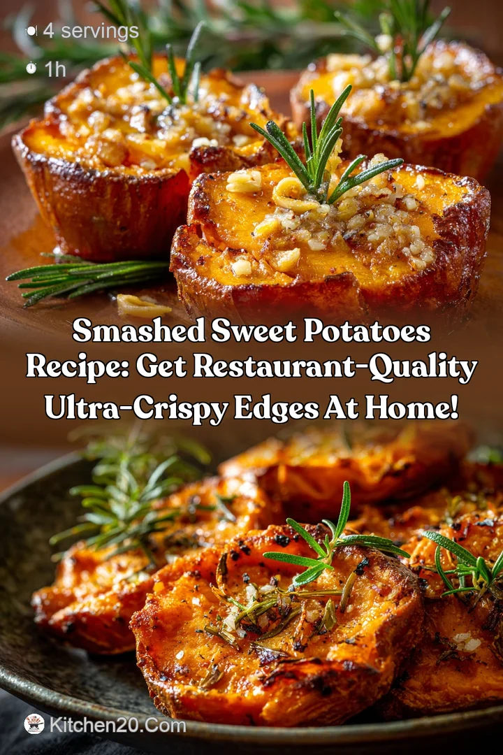 Smashed Sweet Potatoes Recipe: Get restaurant-quality ultra-crispy edges at home!