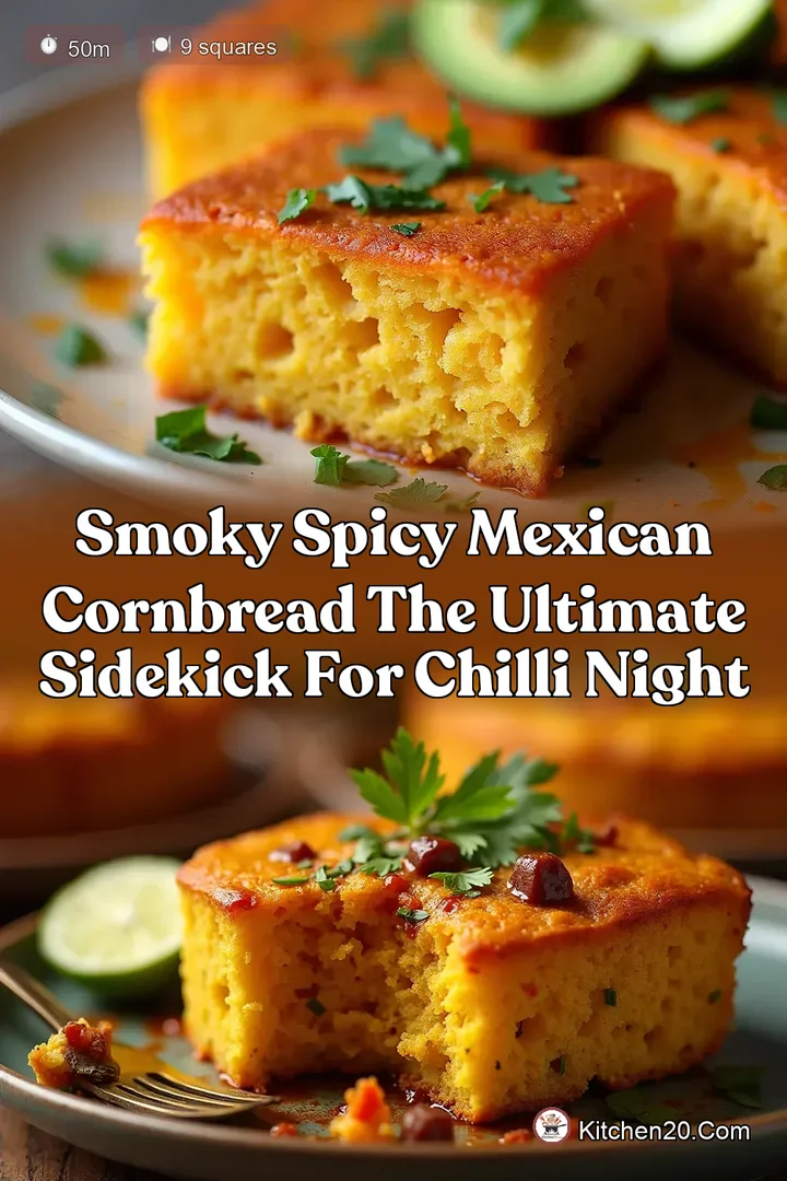 Smoky Spicy Mexican Cornbread The Ultimate Sidekick for Chilli Night