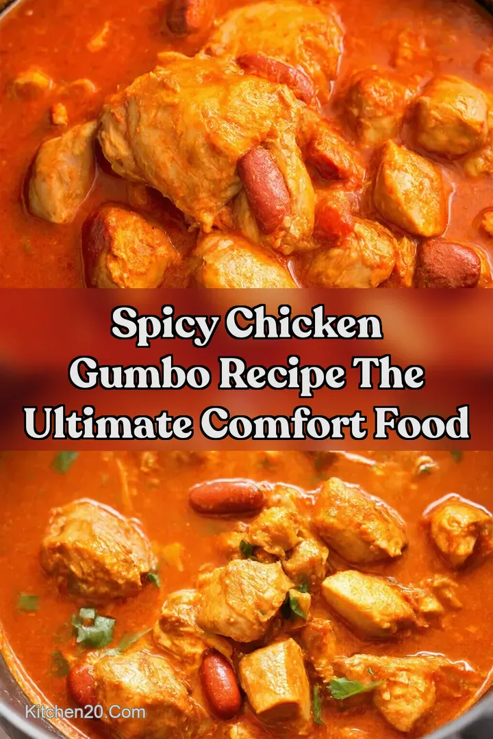 Spicy Chicken Gumbo Recipe The Ultimate Comfort Food