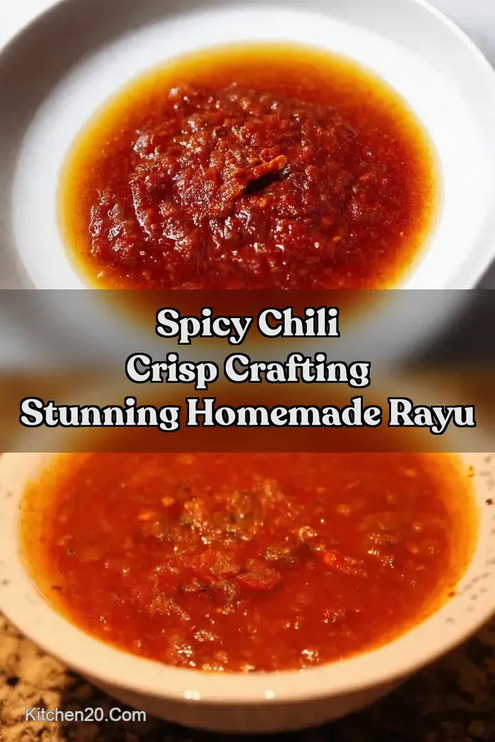 Spicy Chili Crisp Crafting Stunning Homemade Rayu