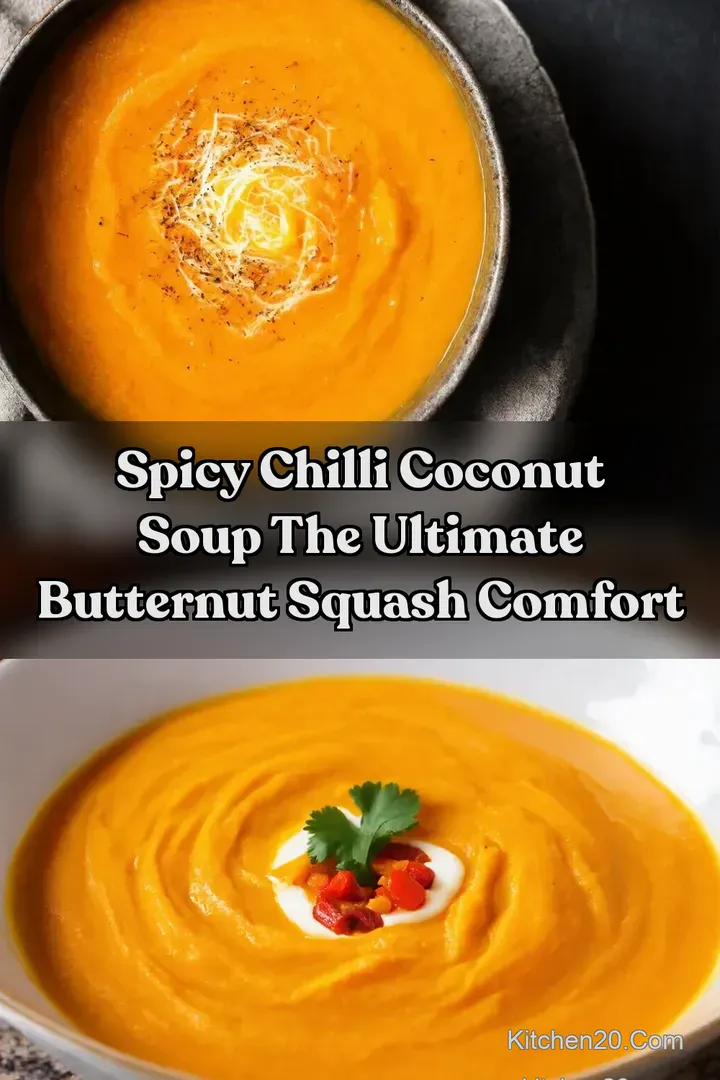 Spicy Chilli Coconut Soup The Ultimate Butternut Squash Comfort
