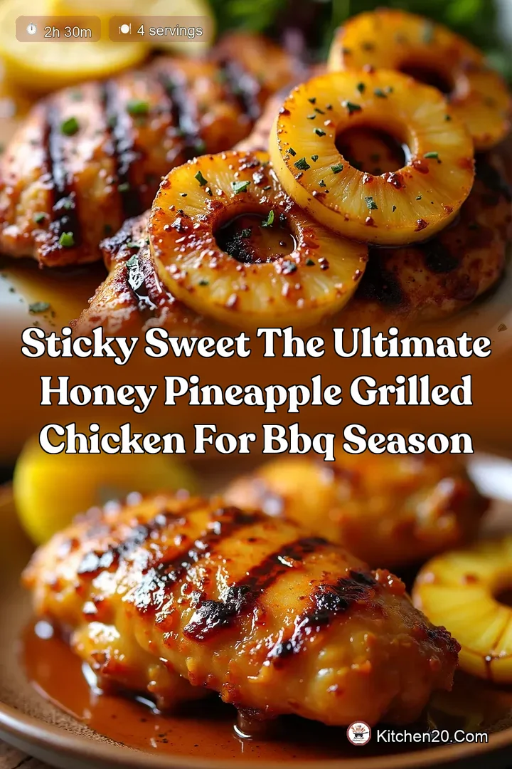 Sticky Sweet The Ultimate Honey Pineapple Grilled Chicken for BBQ Season