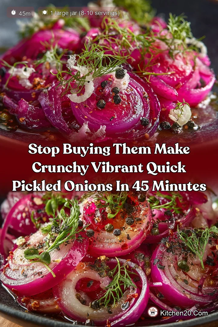 Stop buying them Make crunchy vibrant Quick Pickled Onions in 45 minutes