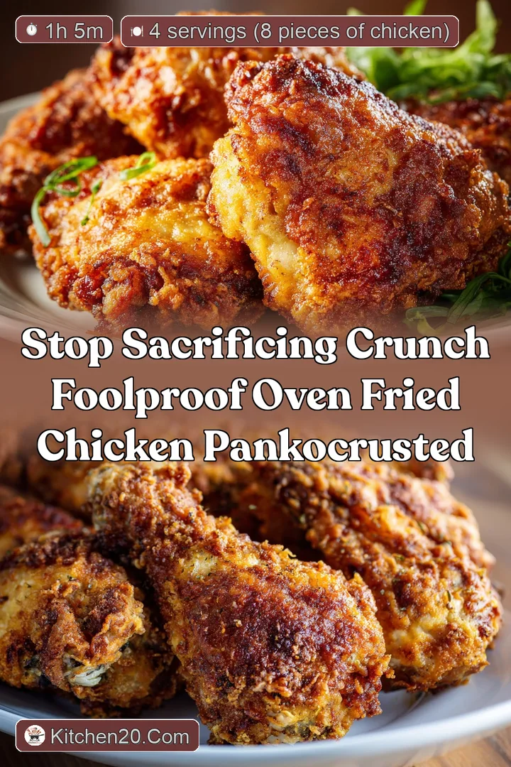 Stop Sacrificing Crunch Foolproof Oven Fried Chicken PankoCrusted
