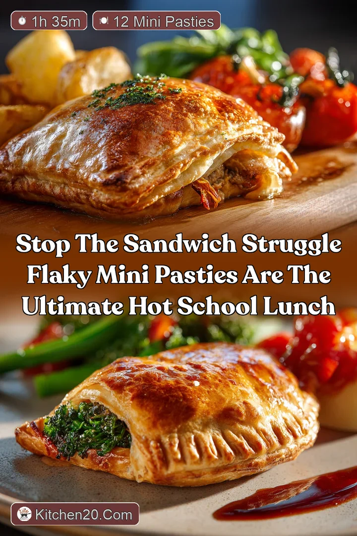 Stop the Sandwich Struggle Flaky Mini Pasties are the Ultimate Hot School Lunch
