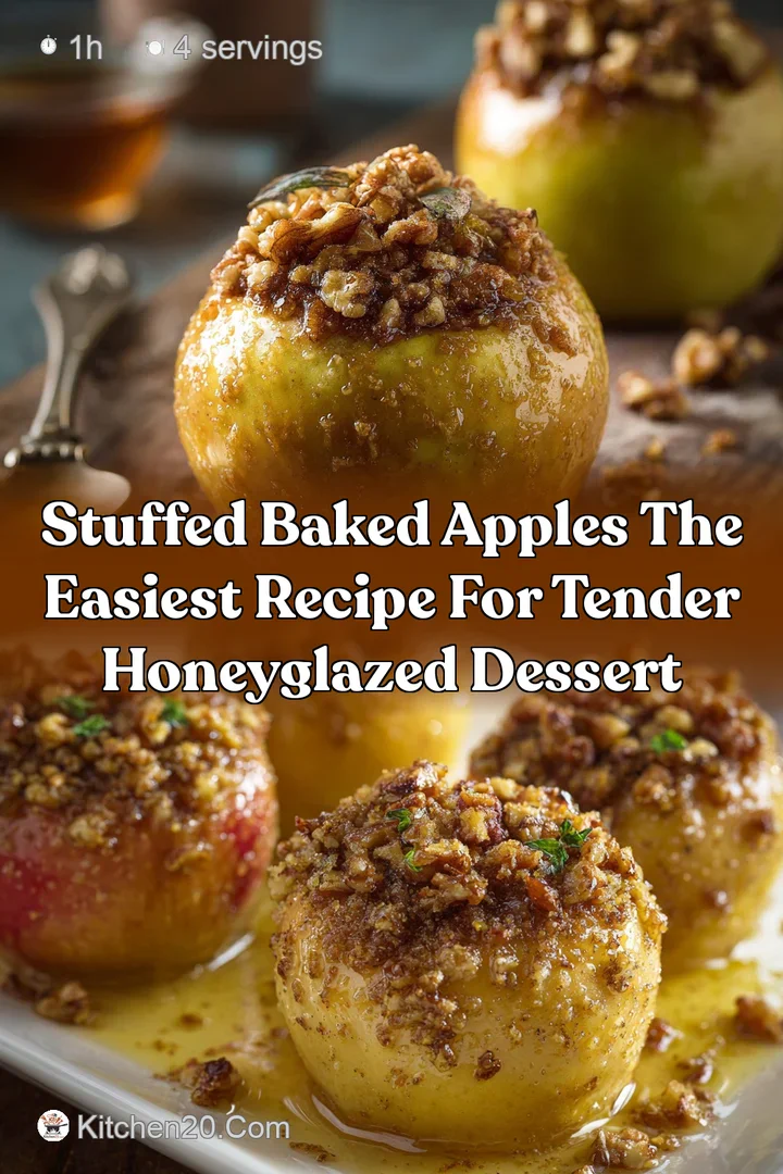 Stuffed Baked Apples The Easiest Recipe for Tender HoneyGlazed Dessert