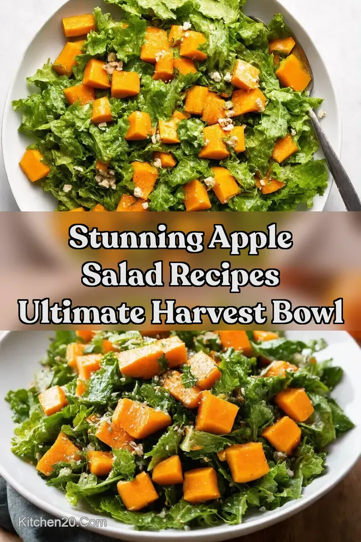 Stunning Apple Salad Recipes Ultimate Harvest Bowl : PIN FOR LATER Stunning Apple Salad Recipes Ultimate Harvest Bowl