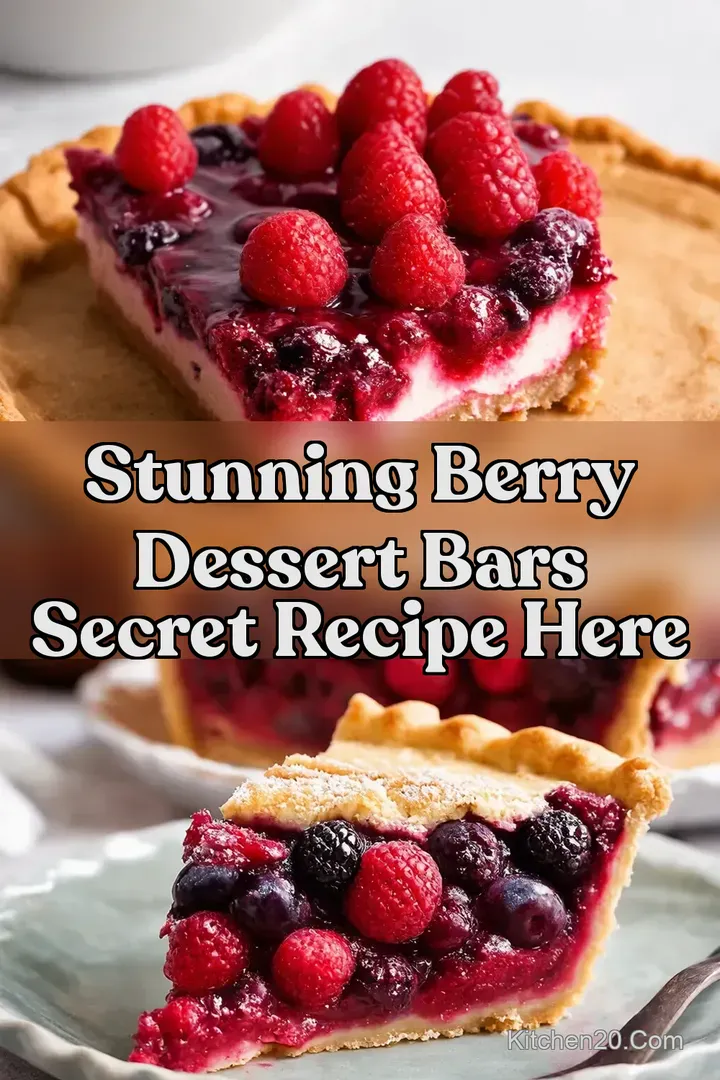 Stunning Berry Dessert Bars Secret Recipe Here