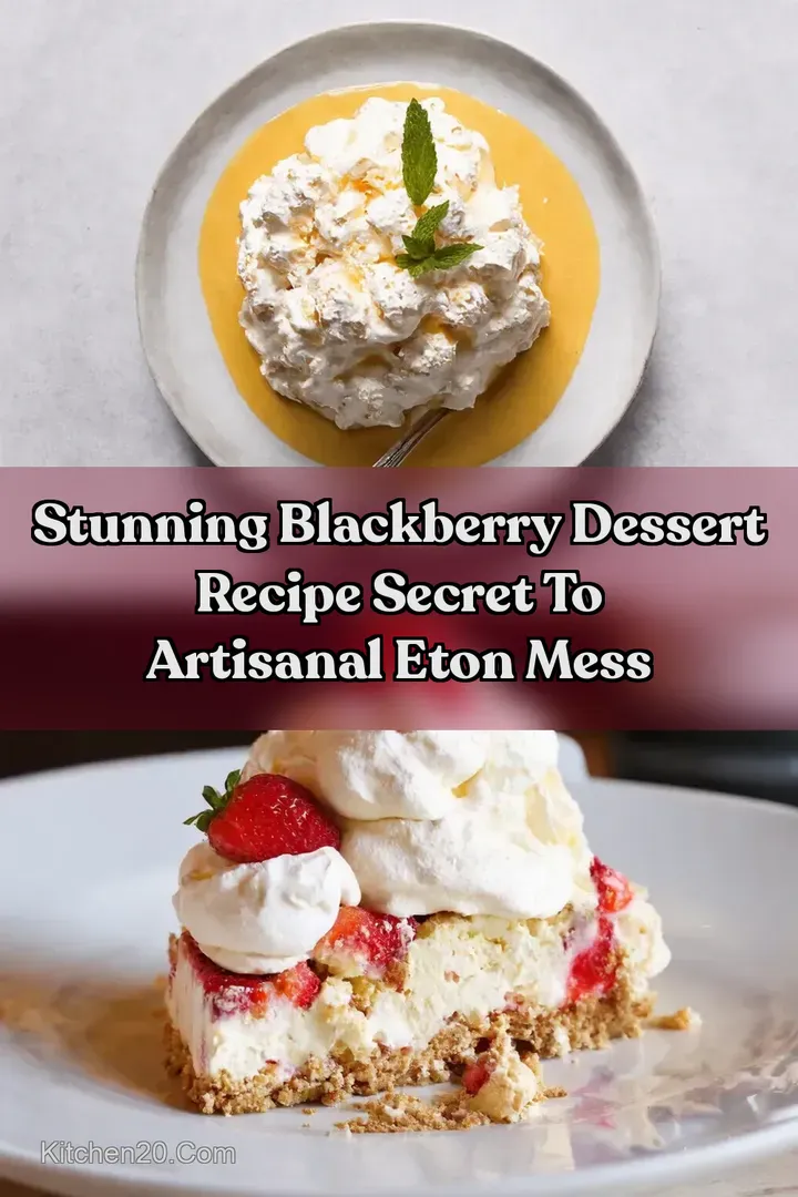 Stunning Blackberry Dessert Recipe Secret to Artisanal Eton Mess