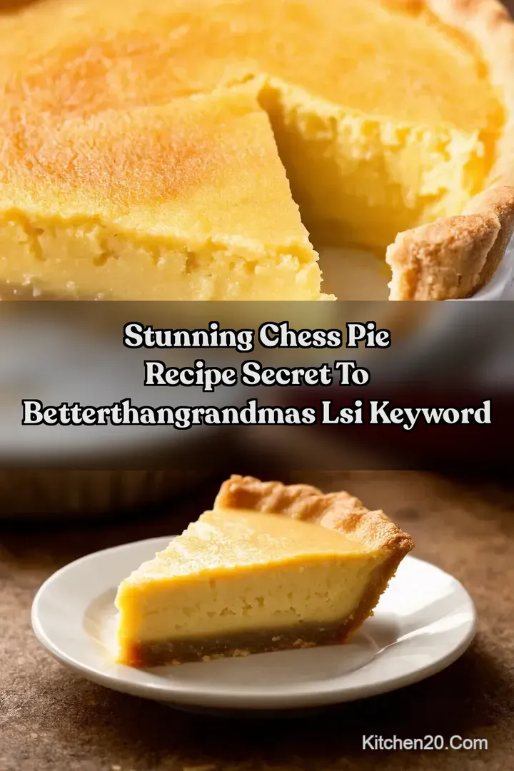 Stunning Chess Pie Recipe Secret To BetterThanGrandmas LSI keyword