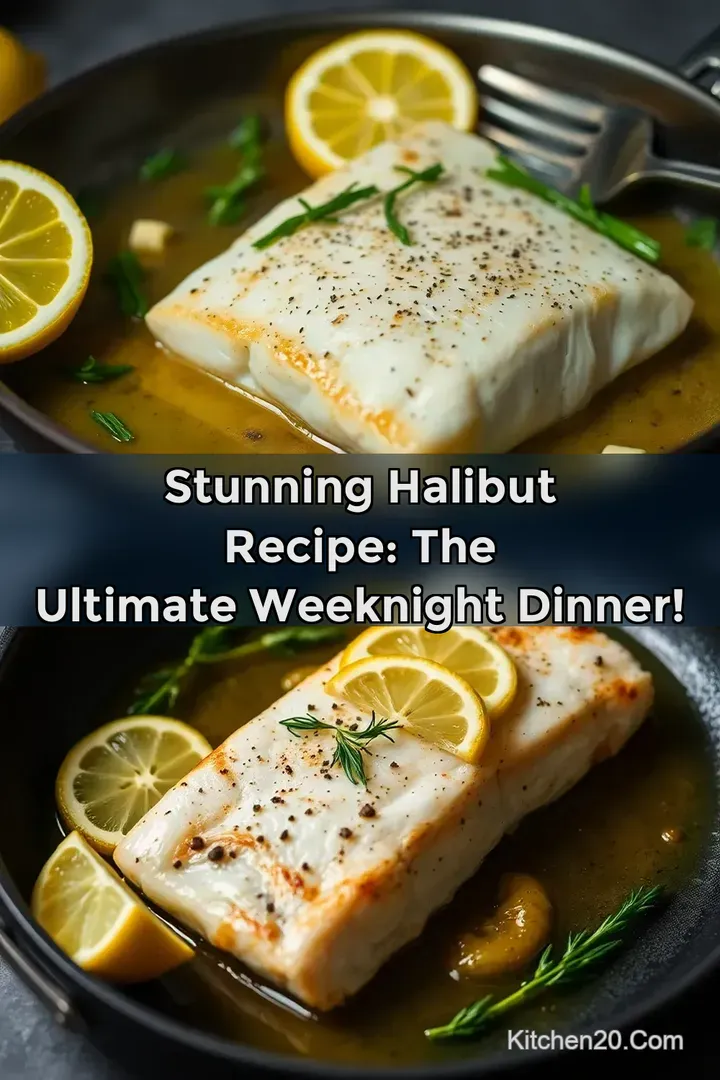 Stunning Halibut Recipe: The Ultimate Weeknight Dinner!