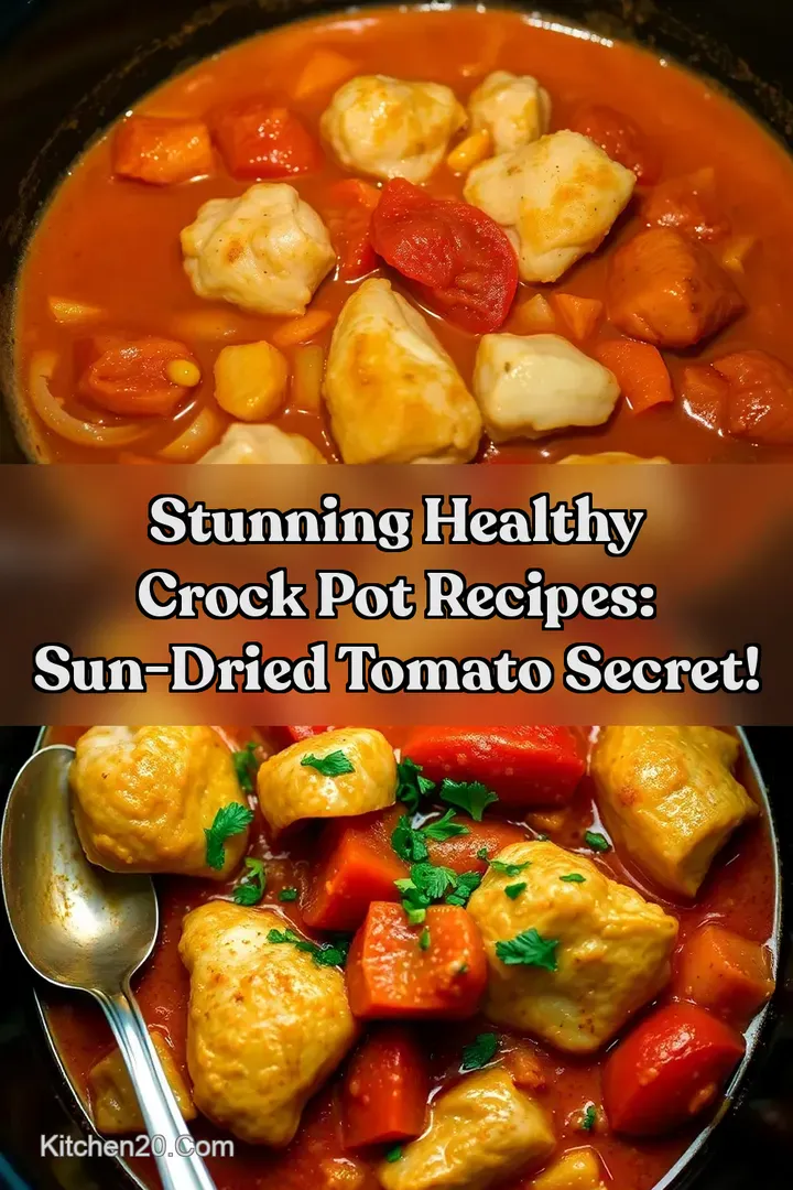Stunning Healthy Crock Pot Recipes: Sun-Dried Tomato Secret!