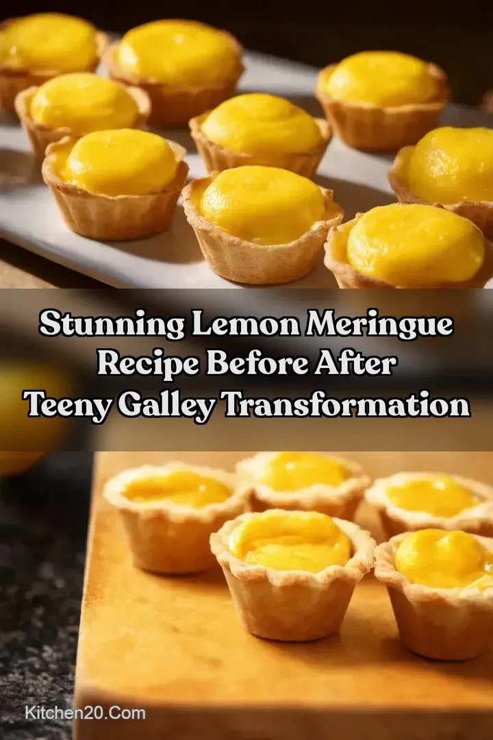Stunning Lemon Meringue Recipe Before After Teeny Galley Transformation