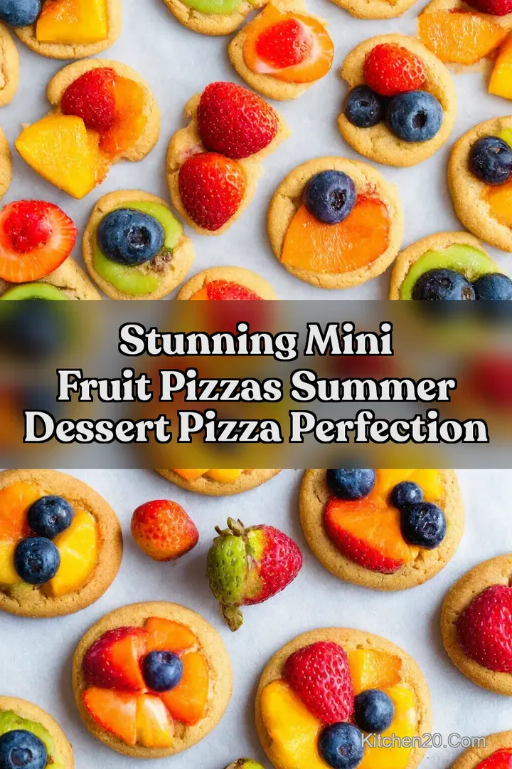 Stunning Mini Fruit Pizzas Summer Dessert Pizza Perfection