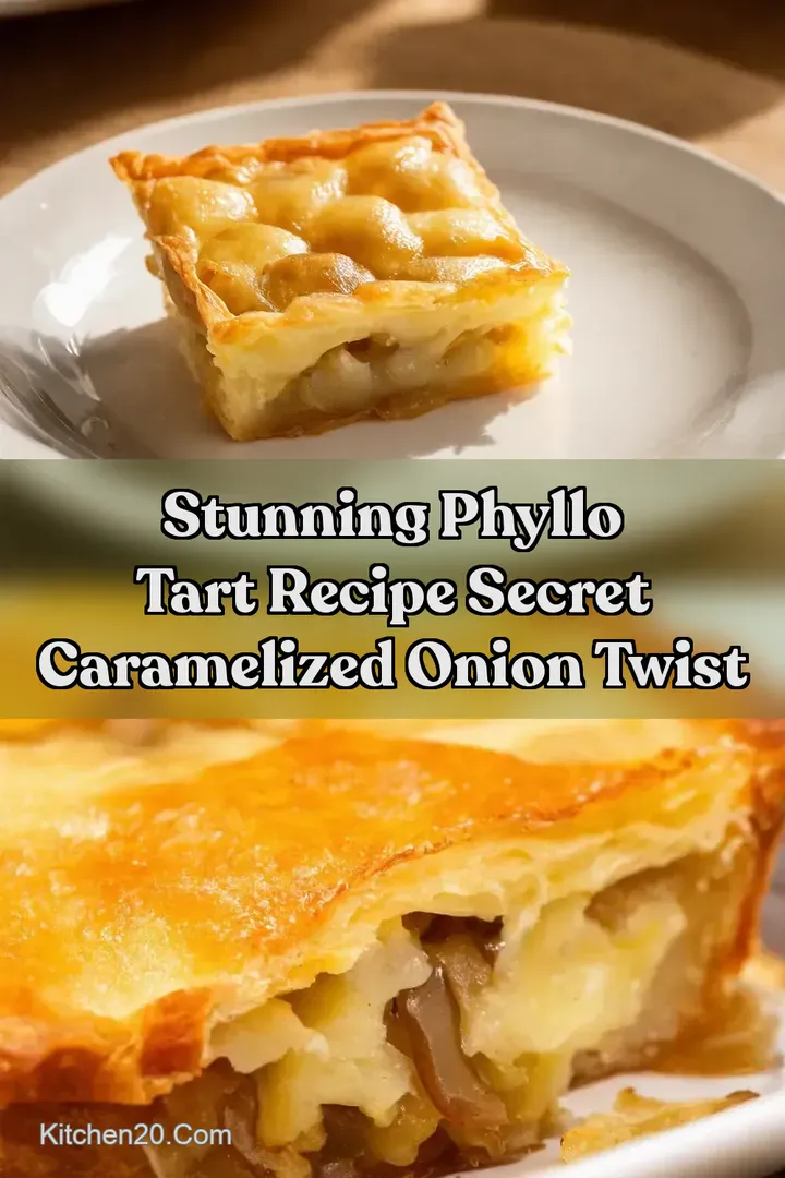 Stunning Phyllo Tart Recipe Secret Caramelized Onion Twist