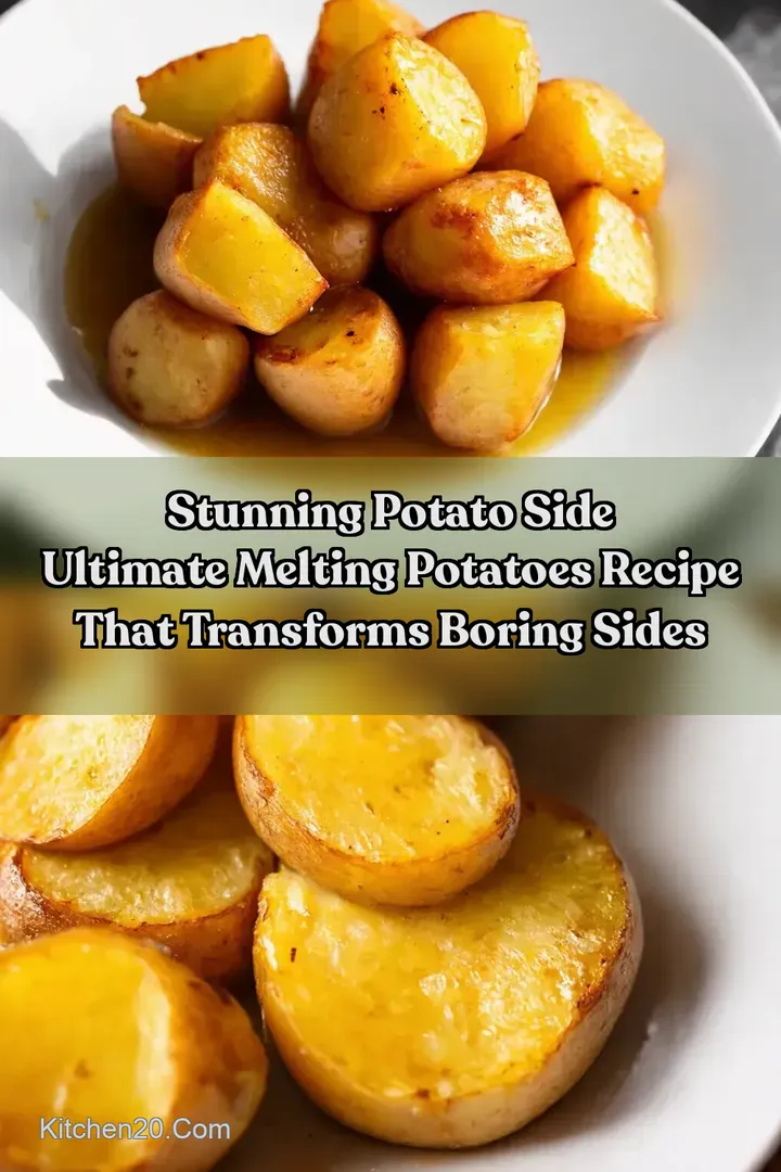 Stunning Potato Side Ultimate Melting Potatoes Recipe That Transforms Boring Sides