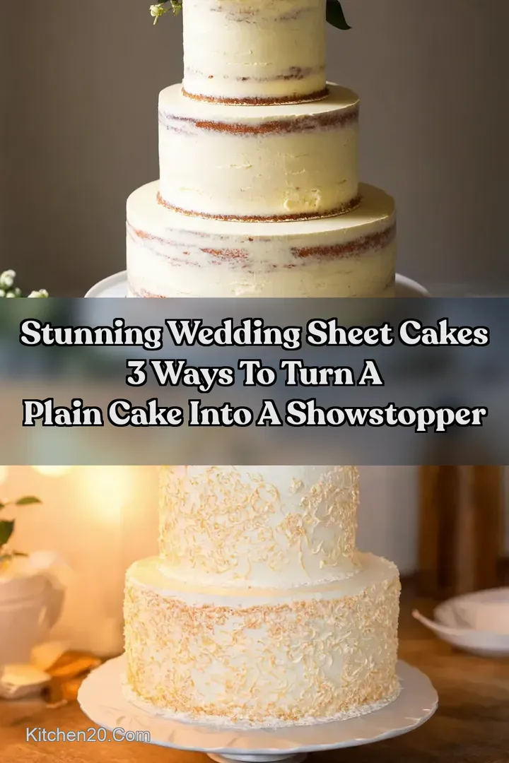 Stunning Wedding Sheet Cakes 3 Ways to Turn a Plain Cake Into A Showstopper