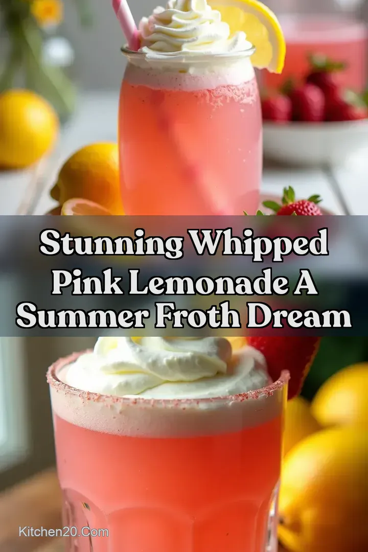Stunning Whipped Pink Lemonade A Summer Froth Dream