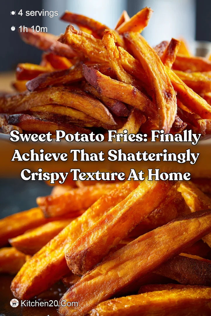 Sweet Potato Fries: Finally Achieve That Shatteringly Crispy Texture at Home