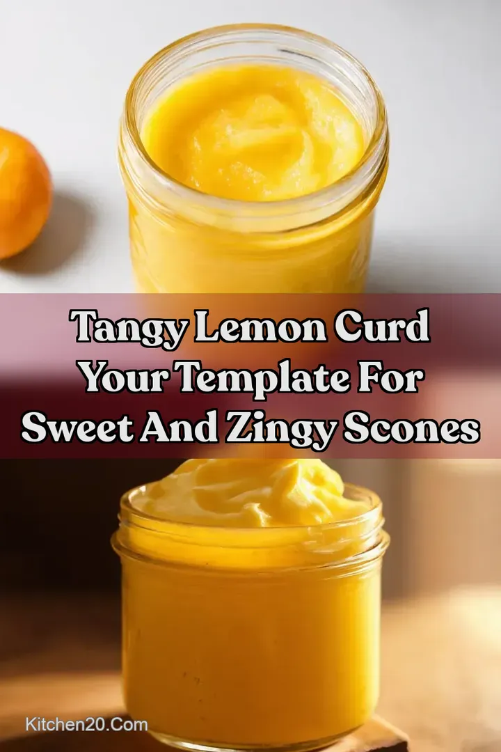 Tangy Lemon Curd Your Template for Sweet and Zingy Scones
