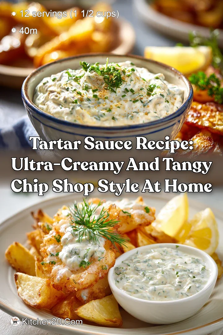 Tartar Sauce Recipe: Ultra-Creamy and Tangy Chip Shop Style at Home