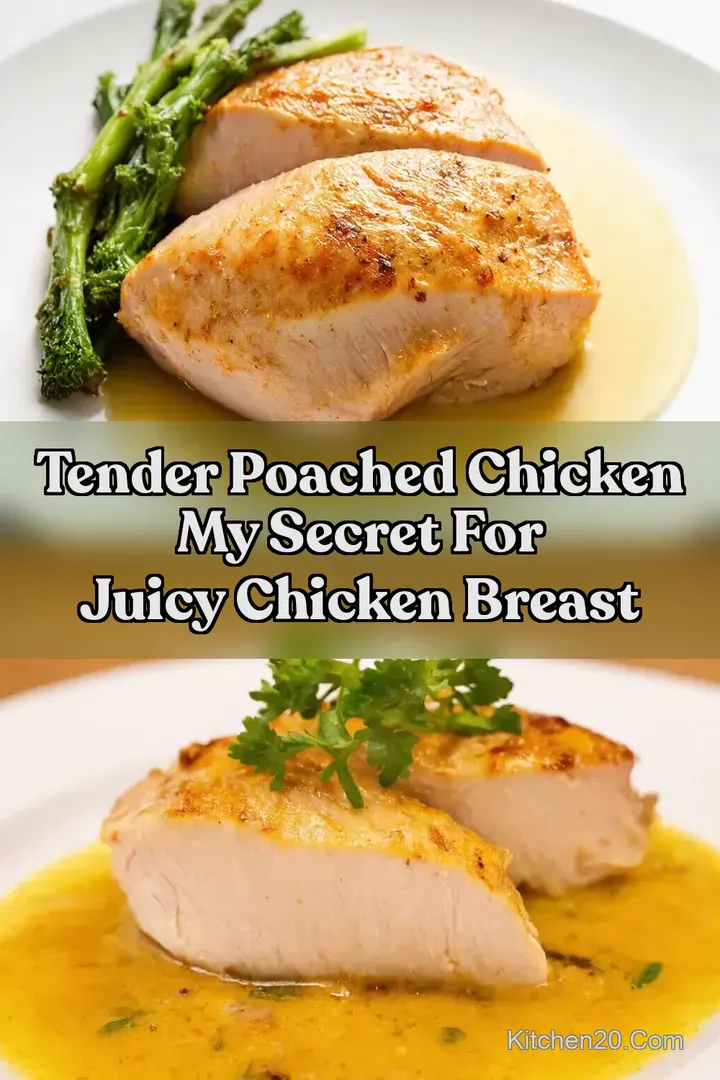 Tender Poached Chicken My Secret For Juicy Chicken Breast : PIN FOR LATER Tender Poached Chicken My Secret For Juicy Chicken Breast