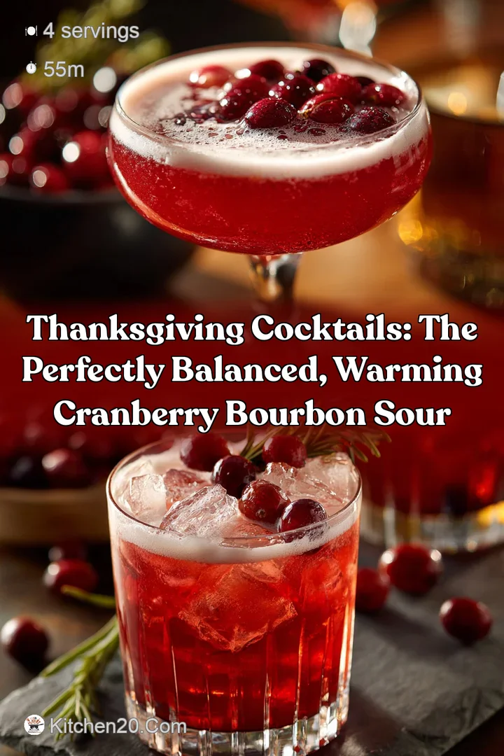 Thanksgiving cocktails: The perfectly balanced warming Cranberry Bourbon Sour